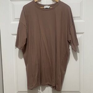 ASOS design beige T-Shirt dress